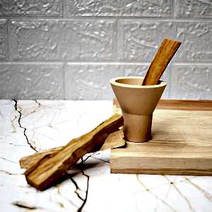 2 Adet 20 Gr Palo Santo Tütsü ve Silver Beton Döküm Konik Tütsülük Camel