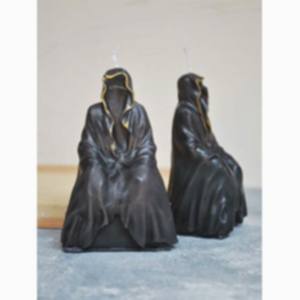 Hayalet Kral Dekoratif Mum Pelerinli Adam Mum 11 cm
